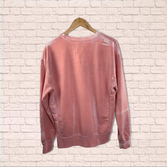 BRAND NEW! GOOD DAY BLEACHED TIE-DYE SWEATSHIRT - Picture 2 of 3